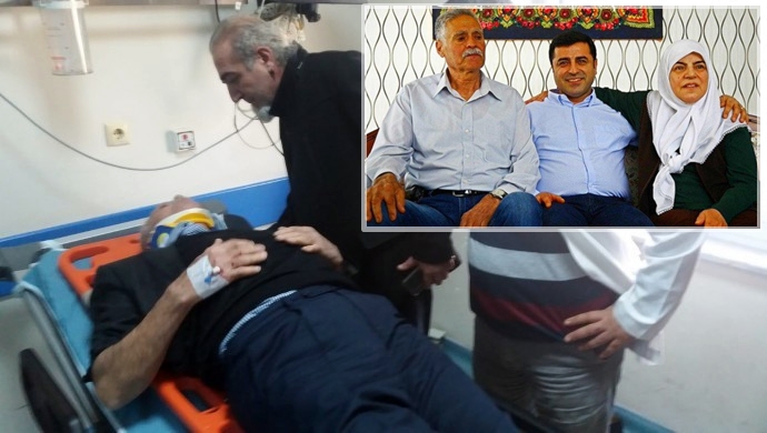 Otomobîla malbata Demirtas ku diçû hevdîtinê qeza kir