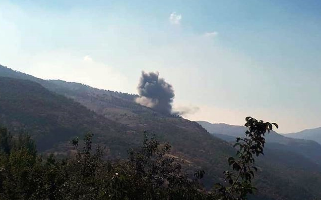Balafirên Tirkiyê 3 qezayên Basûrê Kurdistanê bombardiman kir