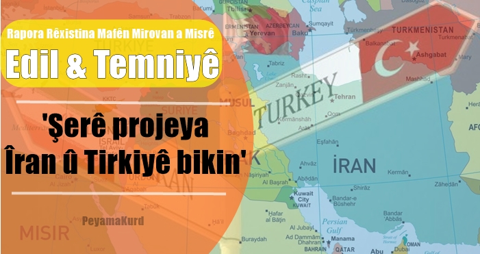 Rêxistina Misrî: Tirkiye û Îran li pey peymaneke nû ya wekî Sykes Picot in