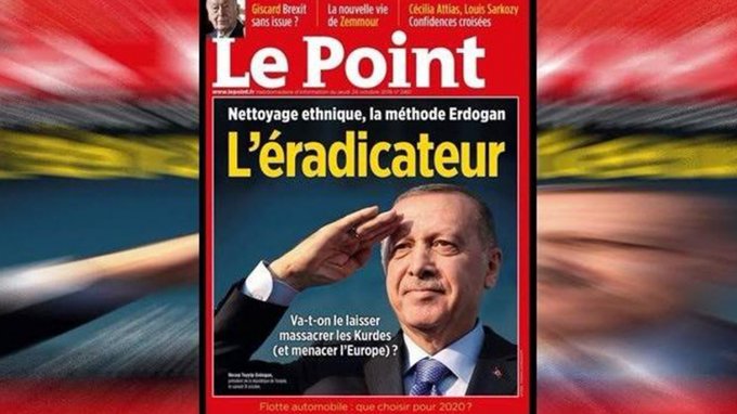 Le Pointê ji manseta Erdogan û êrîsên ser Rojava xelata mezin wergirt