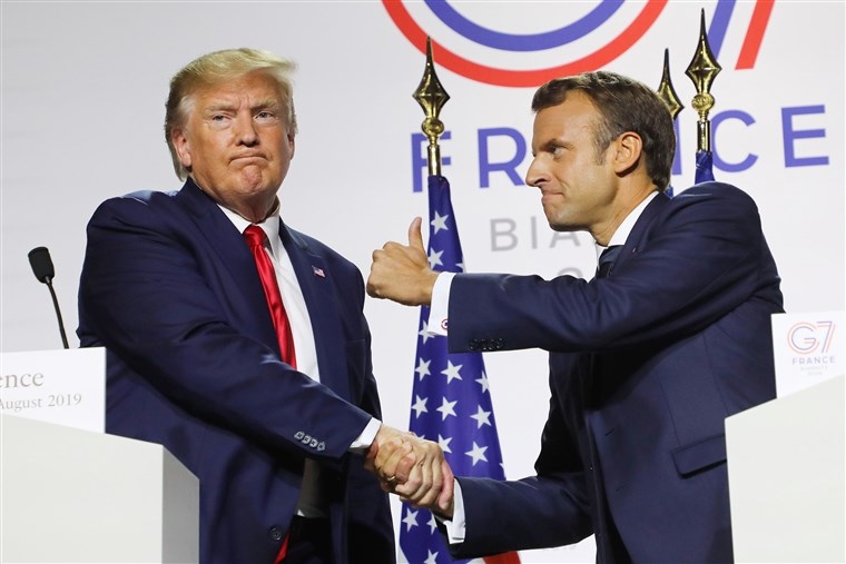Macron û Trump li ser Sûriye û Îranê axivîn