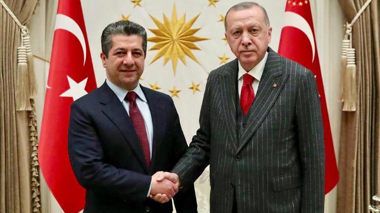 Serokwezîr Barzanî û Erdogan li Koska Serokomariya Tirkiyê civiyan