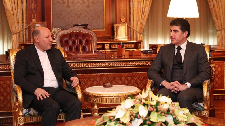 Nêçîrvan Barzanî bi Konsûlê Gistî yê Îranê re civiya