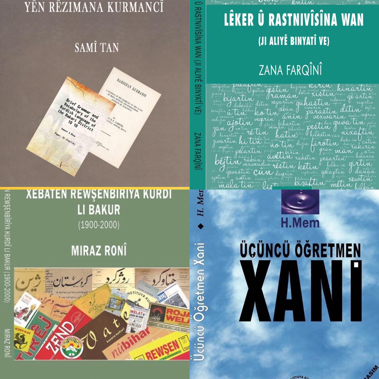 Enstîtuya Kurdî ya Stenbolê 4 berhemên nû wesandin