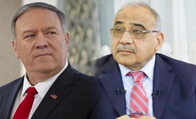 Pompeo ji Ebdulmehdî xwest daxwazên xwepêsanderan zû bicih bîne