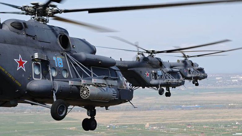 Li sûna hêzên amerîkî, hêzên rûsî li balafirxaneyê Kobaniyê bicih dibin