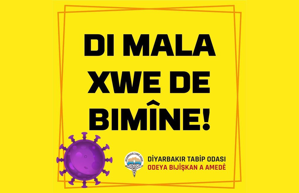 Odeya Bijîskan a Amedê derbarê Covid-19ê hisyariyên bi Kurdî dide