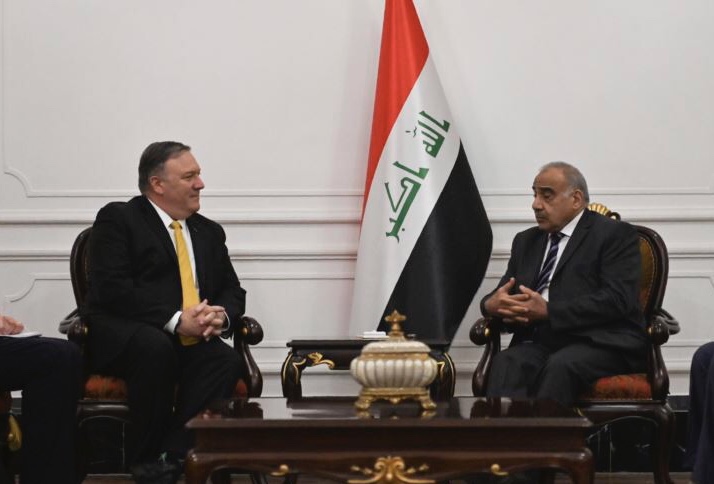 Pompeo û Ebdulmehdî peywendiyeke telefonî encam dan