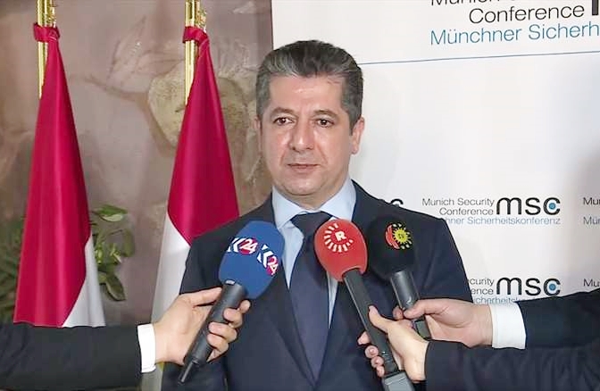 Ji Munîh a Almanya daxuyaniyên girîng ji Serokwezîr Mesrur Barzanî...