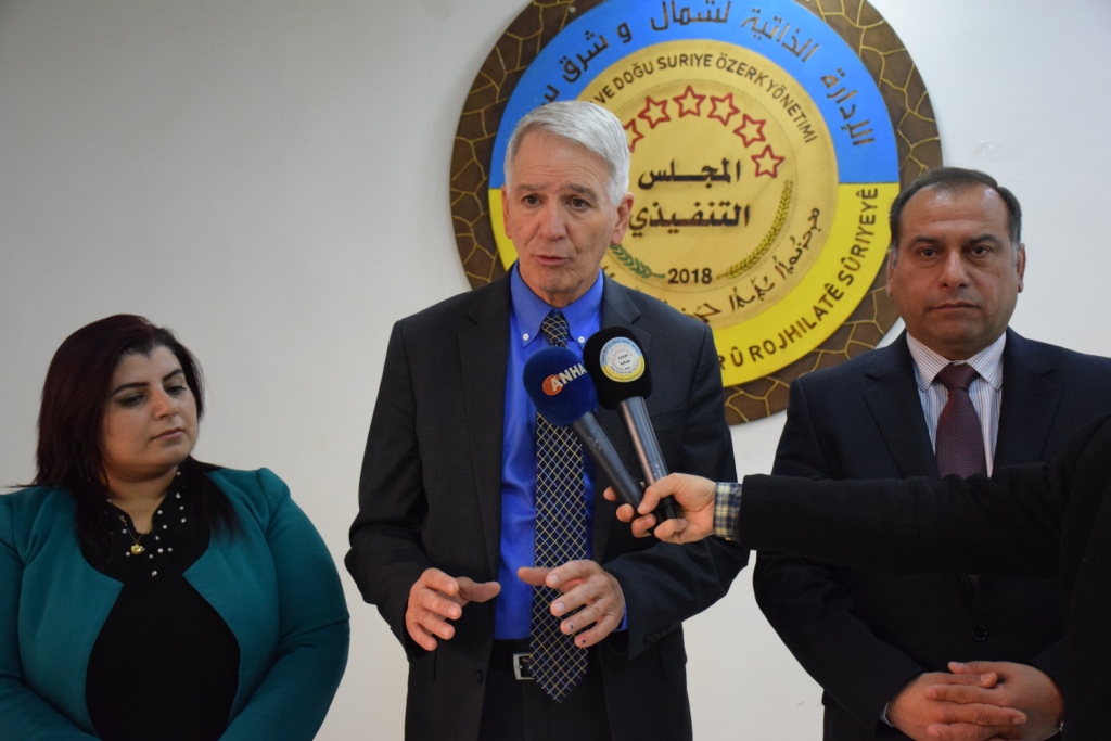 Ji Senatorê Amerîkî Ralph Abraham serdana pistgiriyê bo Rojavayê Kurdistanê