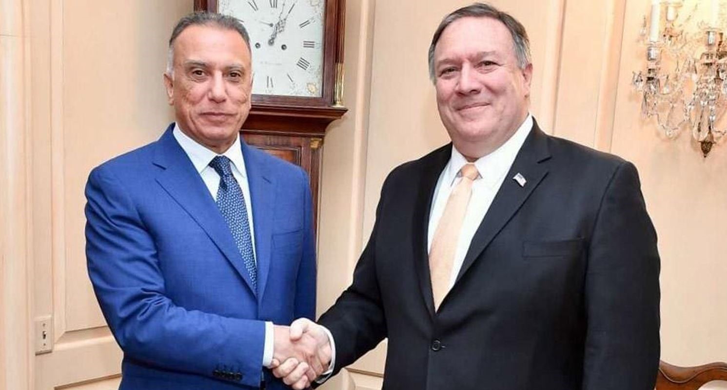 Kazimî û Pompeo bi rêya telefonî axivîn