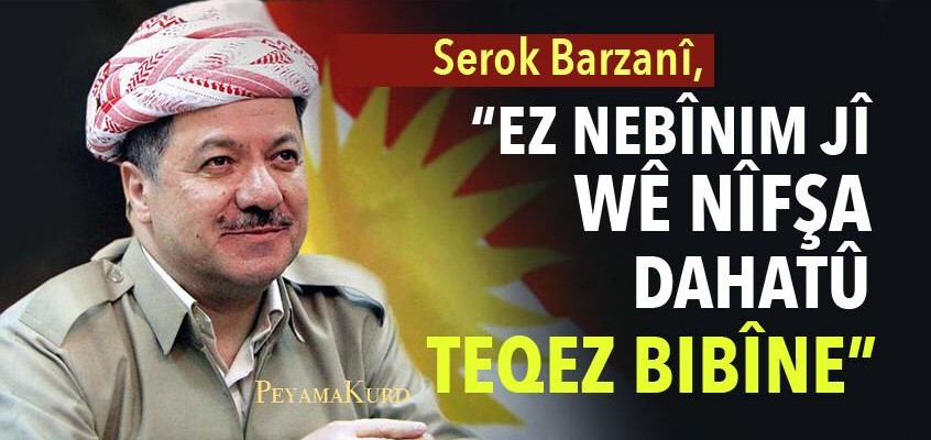 Serok Barzanî: Serxwebûn ne xewn e, mafê Kurdan e û dê pêk were