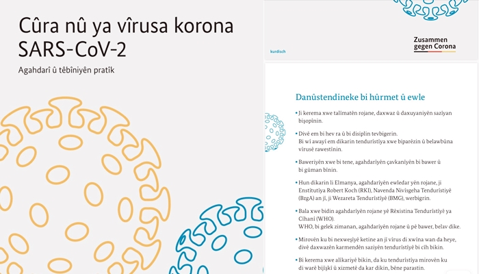Almanyayê ji bo Koronayê agahdariya bi Kurdî amade kir