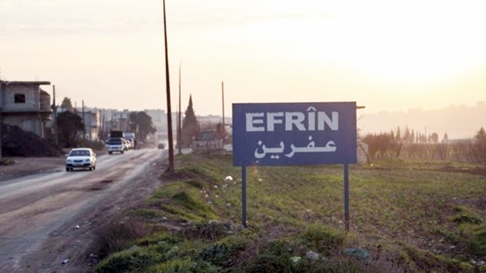 Rêveberiya Rojava di salvegera dagirkirina Efrînê de hisyariya parçekirina Sûriyê da