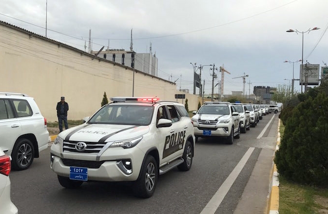 Serokwezîr Barzanî otomobîlên nû radestî Polîsê Hewlêrê kir