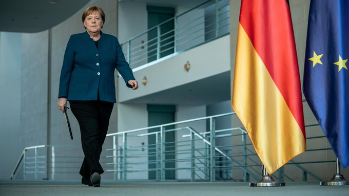 Pistî ku bi doktorê wê re Covid-19 derket Merkel kete qerentîneyê