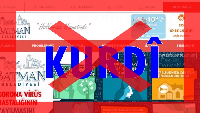 Ji Qeyûmê Batmanê karê pêsîn: Kurdî ji ser malperê hat rakirin