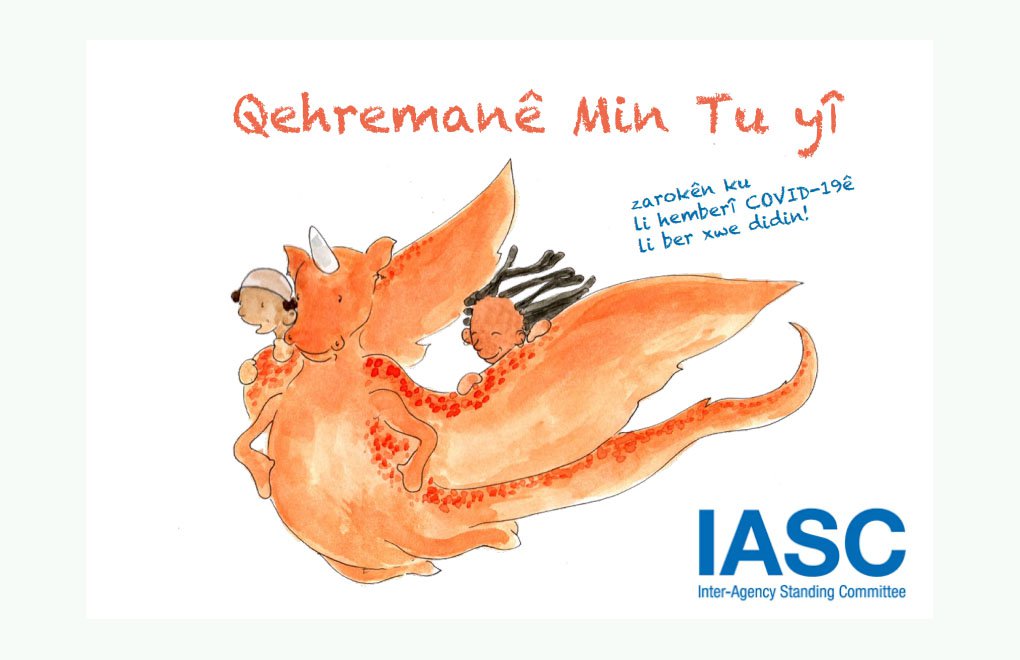 Pirtûka li dijî koronayê ya ji bo zarokan bo Kurdî hat wergerandin