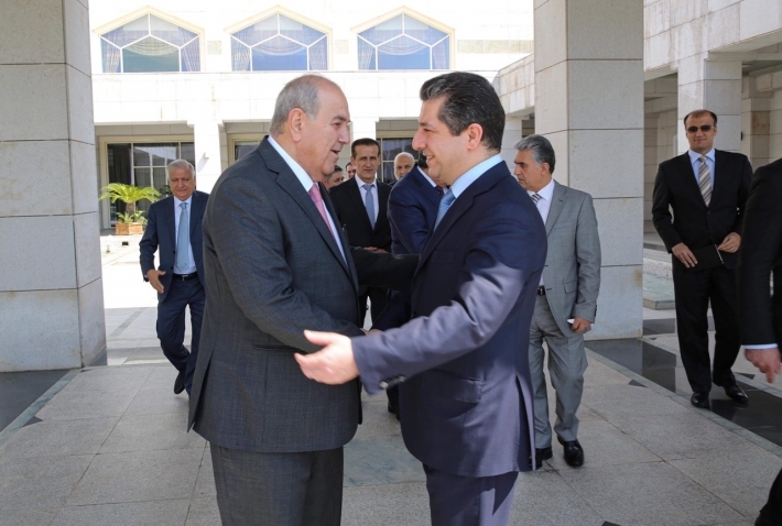 Mesrûr Barzanî telefona sersaxiyê da Eyad Ellawî