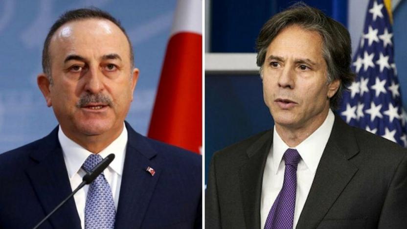 Mevlut Çavusoglu bi Antony Blinken re axifî