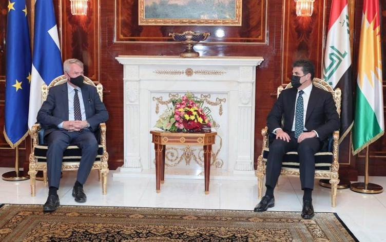 Neçîrvan Barzanî wezîrê karên derve yê Fînlandiyayê qebûl kir