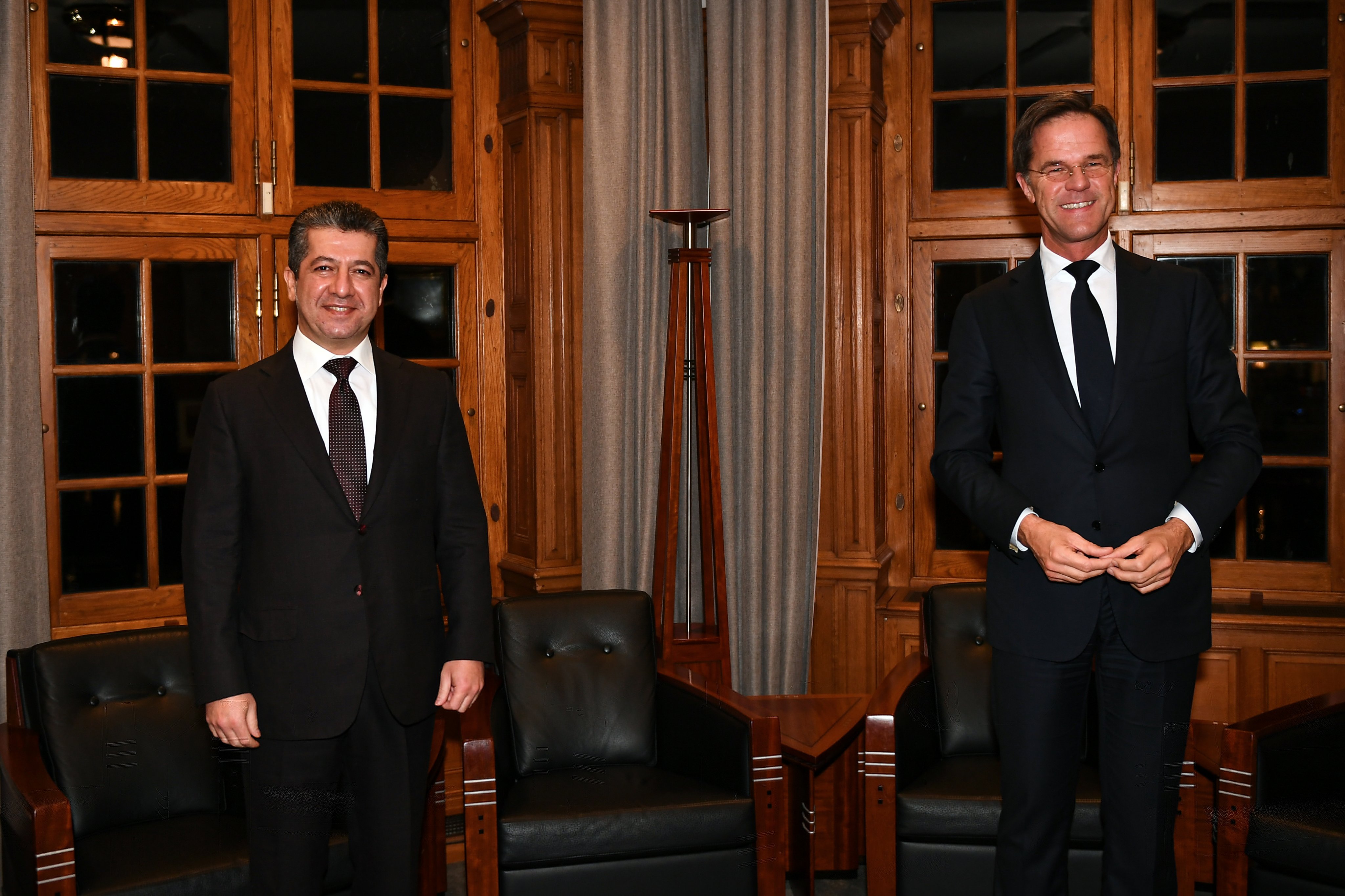 Civîna serokwezîr Barzanî û serokwezîrê Hollandayê Mark Rutte bi dawî bû