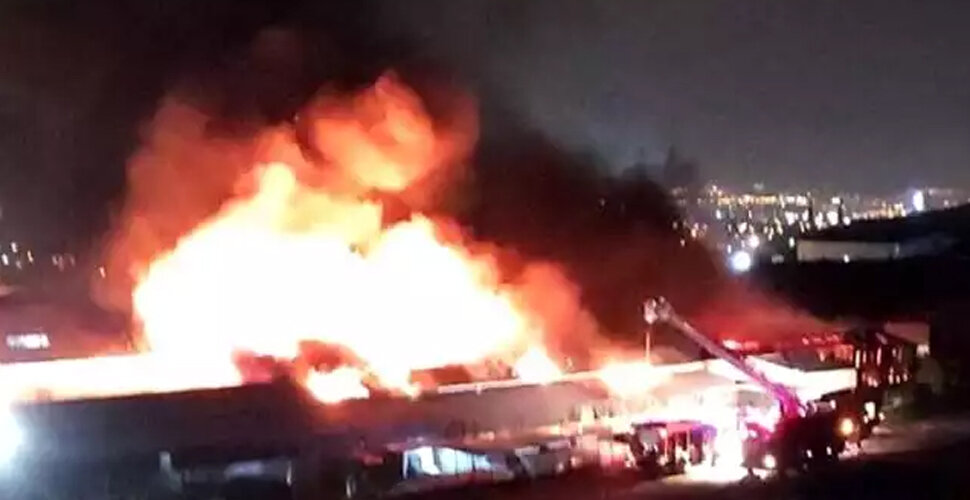 Agir bi depoya sîrketa kargoyê ket