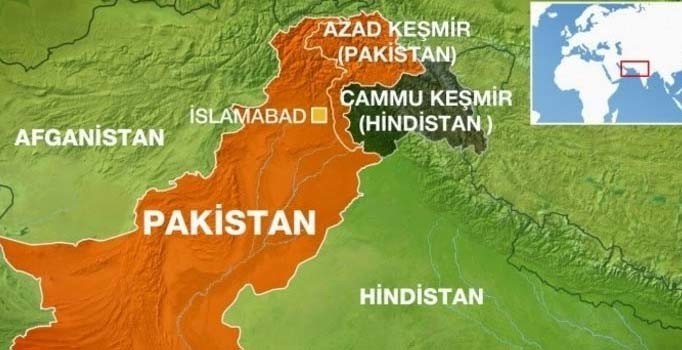 Li ser xeta Kesmîrê 4 lesker hatin kustin