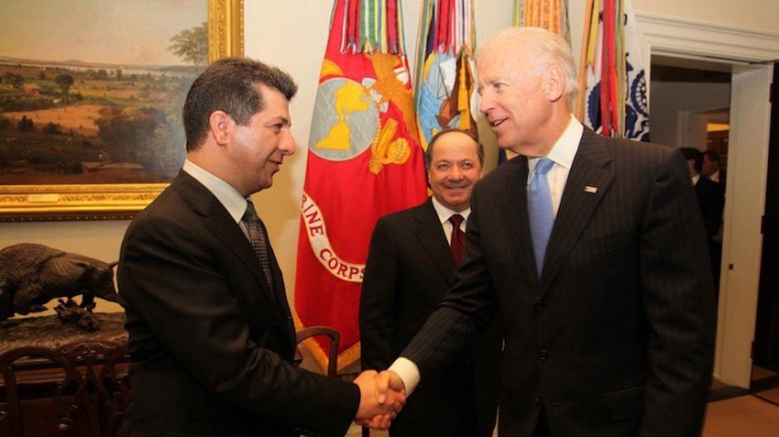 Mesrûr Barzanî Joe Biden û Kamala Harrisê pîroz kir