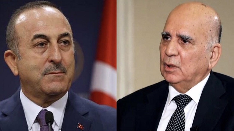 Çavusoglu bi rêya telefonê Fûad Hûsên pîroz kir