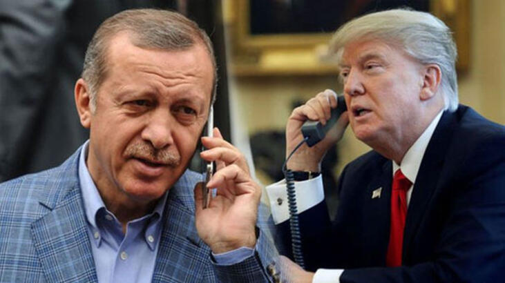 Di derbarê pêshateyên Derya Spî de Trump û Erdogan gotûbêj kirin