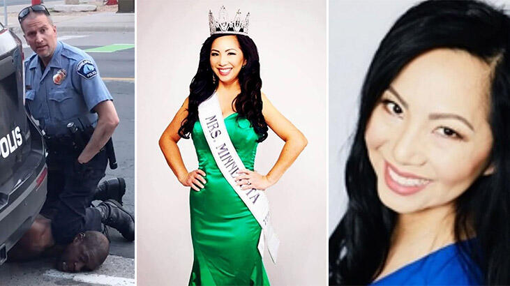 Jina polîsê ku George Floyd kustiye merê xwe berdide