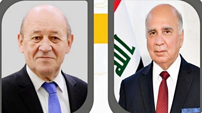 Fuad Husên bi Wezîrê Derve yê Fransa re li ser hevkariya NATOyê axivî