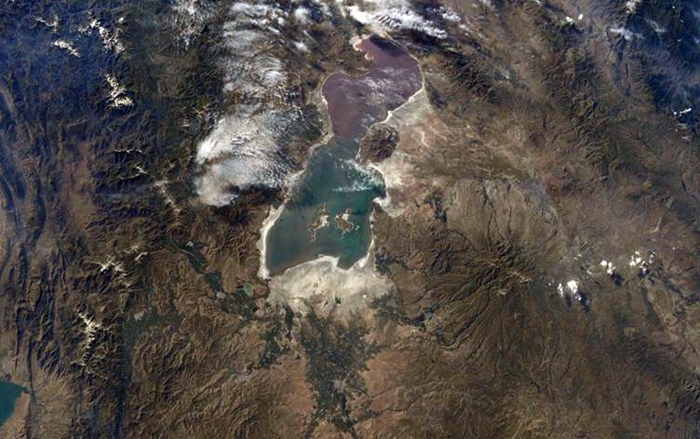 NASAyê ji asman wêneyê Gola Urmiyê girt