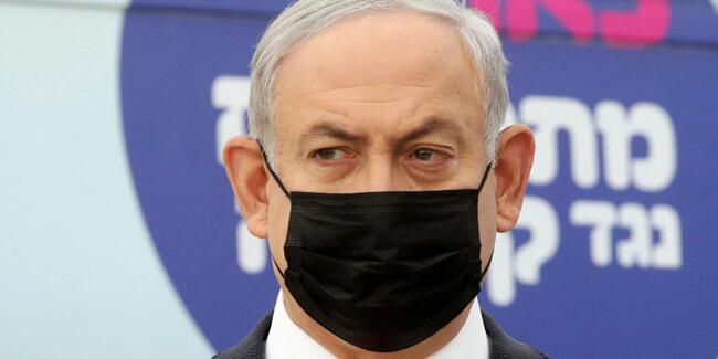 Netenyahû li ber xelkê derziya koronayê li xwe da