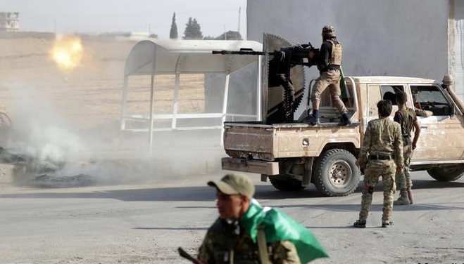 Serê rejîma Sûriyê û grûbên bi desteka Tirkiyê dewam dike