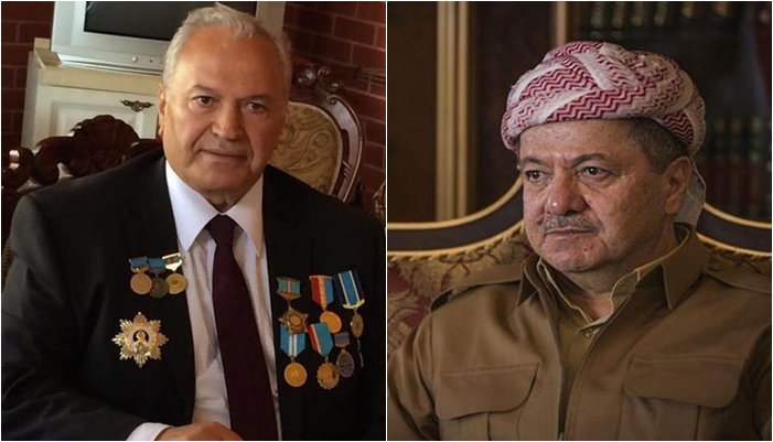 Serok Barzanî li ser wefata birayê Dr. Kinyazê Îbrahîm peyameke serxwesiyê belav kir