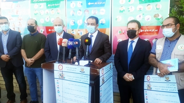 Li Hewlêrê kampanyaya xweparêziya ji koronayê hat destpêkirin