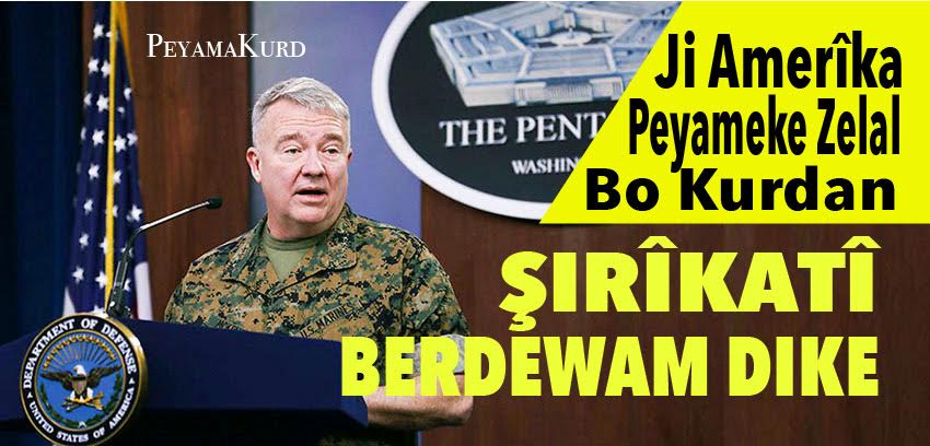 Fermandarê CENTCOMê naveroka hevdîtina bi Mezlûm Ebdî re eskere kir