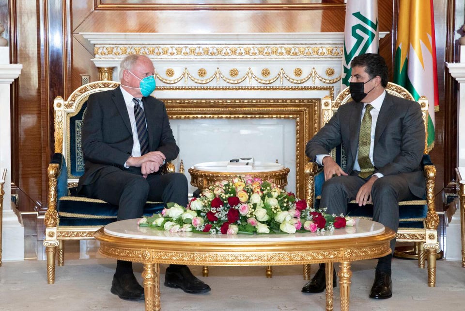 Encama civîna Nêçîrvan Barzanî û James Jeffrey hat eskerekirin