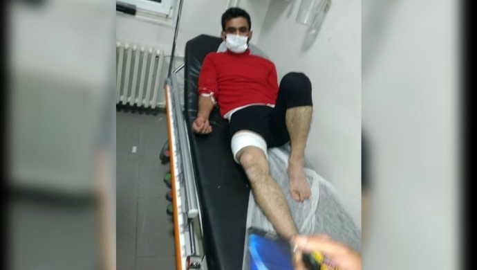 Leskeran li sînorê Bakur û Rojhilat gundiyekî Kurd birîndar kir