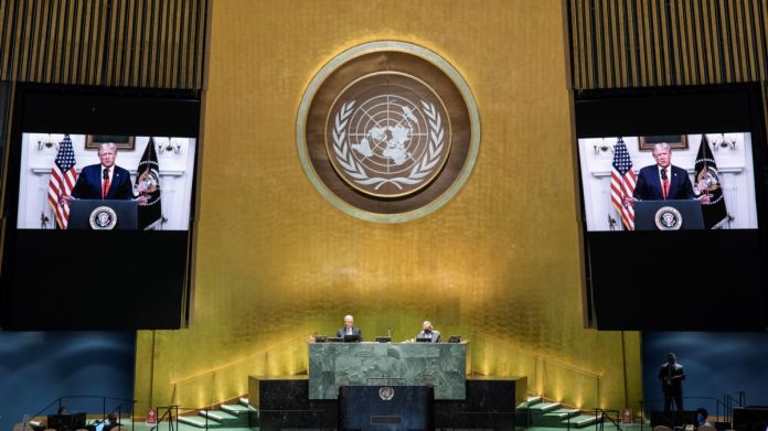 Trump di Civata Gistî ya NY de Çîn bi tundî rexne kir