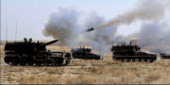 Tirkiye û komên girêdayî wê binkeyên HSDê û rejîma Sûrî topbaran kirin