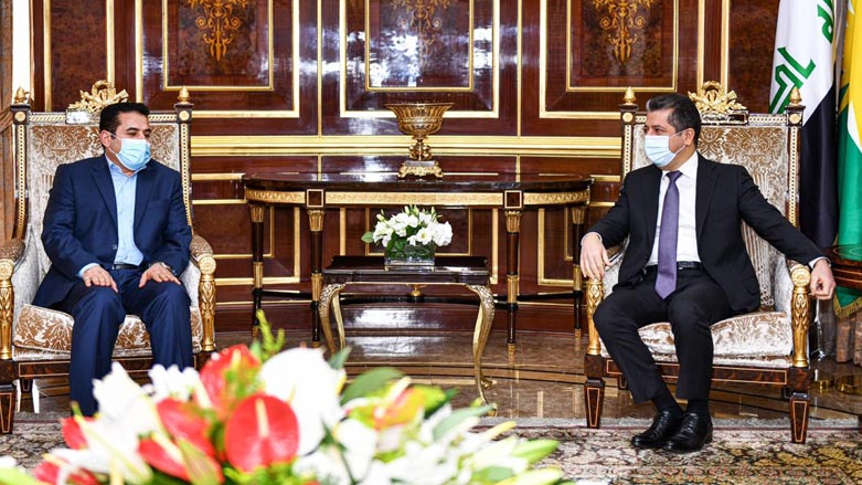 Mesrûr Barzanî bi Serokê Asayîsa Nistîmanî ya Iraqê re civiya