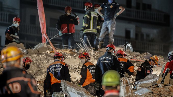 Hejmara mirî û birîndarên erdheja Îzmîrê zêde bû…