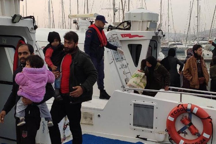 Li Îzmîrê 140 koçberên qaçax hatin girtin 2 kes jî hatin desteserkirin