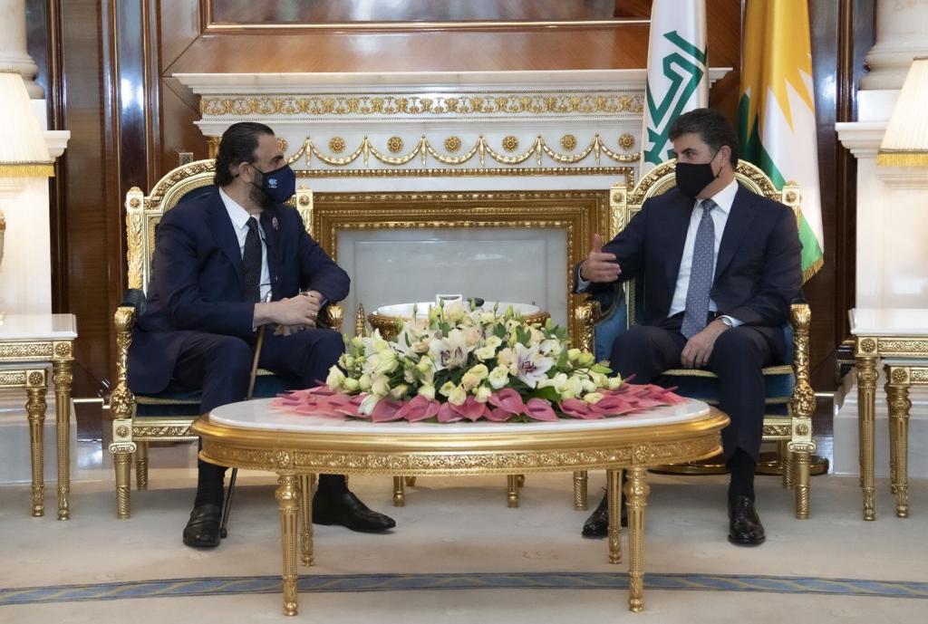 Nêçîrvan Barzanî bi Sêxê Terîqeta Qadirî Kesnezanî re civiya