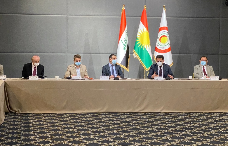 Wezîrê Tenduristiyê yê Herêma Kurdistanê û WHO civînekê pêk tînin