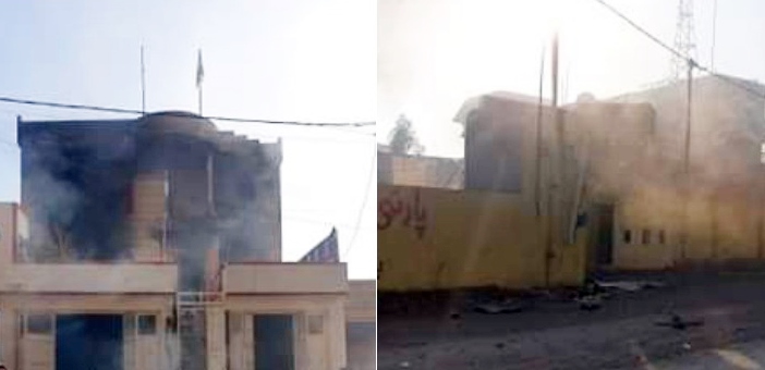 Baregehên PDK, Goran û Komela Îslamî hatin sewitandin