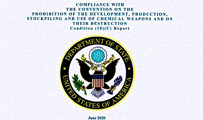 Pompeo belgeya ku 'Îranê li Iraqê çeka kîmyewî bikar anîye' belav kir